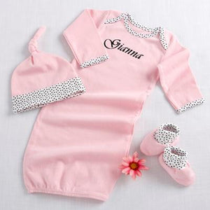 "Welcome Home Baby!" 3-Piece Layette Set