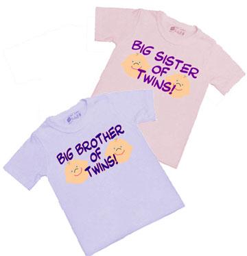 Big Sister/Big Brother of Twins Shirt