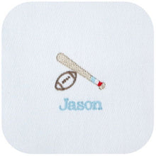 Personalized Rookie League Baby Burp Cloth