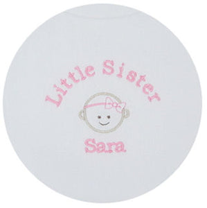 Monogrammed Little Sister Tee Shirt
