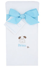 Personalized Little Pup Baby Burp Cloth