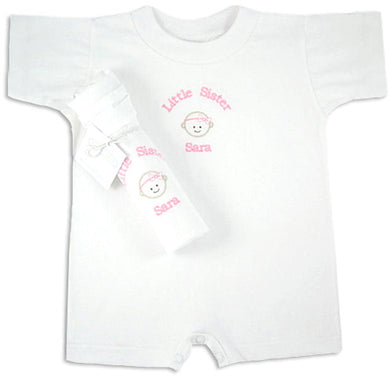 Personalized Little Sister Romper