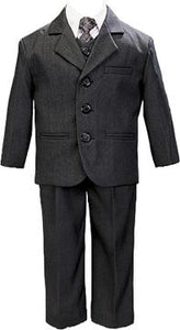 5-Piece Special Occasion Dress Suit Grey