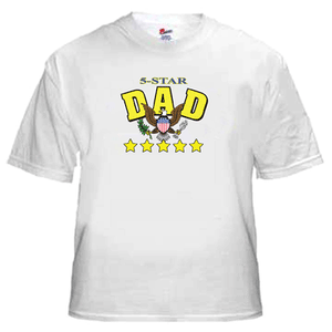 5-Star Dad Eagle Tee Shirt