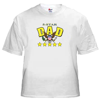 5-Star Dad Eagle Tee Shirt