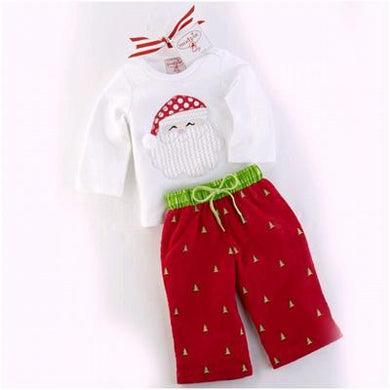 Baby Boy's Santa Tee & Corduroys