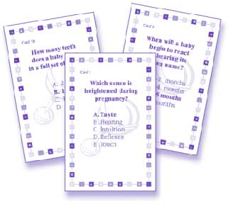 Baby Trivia Baby Shower Game