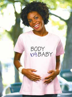Body by Baby Maternity Tee Shirt