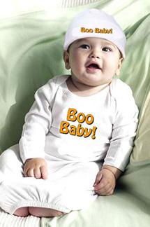 Boo Baby Gown & Cap
