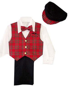 Boys 5 Piece Dressy Christmas Suit
