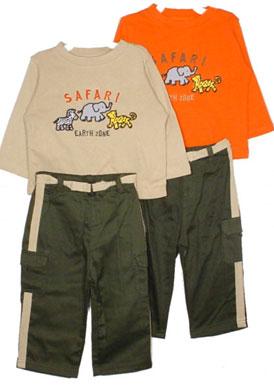 Boys Safari Pants Set