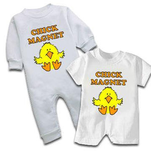 "Chick Magnet" Baby Romper