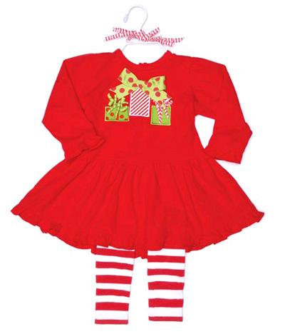 Christmas Dress and Leggings