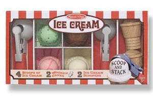 Classic Ice Cream Parlor Scoop & Stack Set