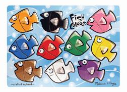 Classic Wooden Fish Peg Puzzle
