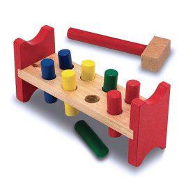 Classic Wooden Pound a Peg