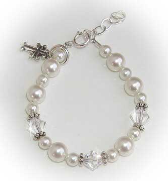 Communion on sale bracelets swarovski