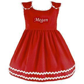 Custom Personalized Cordoroy Dress
