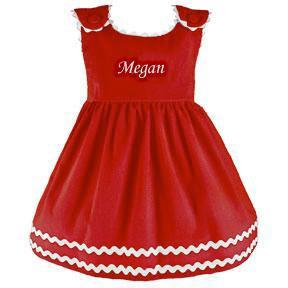 Custom Personalized Cordoroy Dress