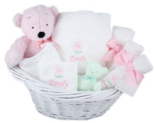 Personalized Deluxe Newborn Girl Gift Baskets