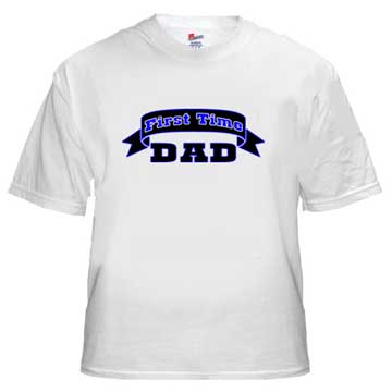 First Time Dad New Daddy Tee Shirt