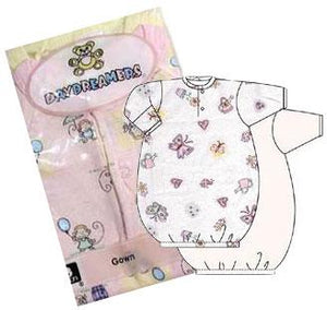 Girls 2 Pack Preemie Gowns