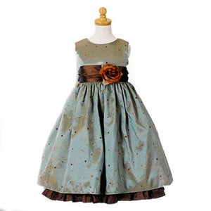 Girls Brown Special Occasion Dress