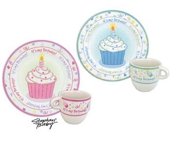 Happy Birthday Plate & Mug Gift Set