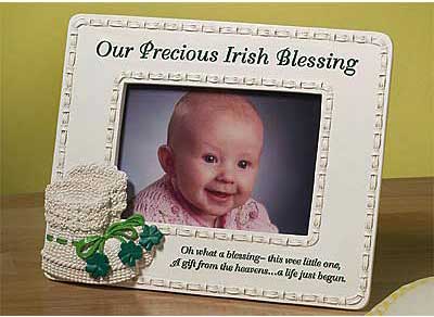 Irish Blessings Baby Photo Frame