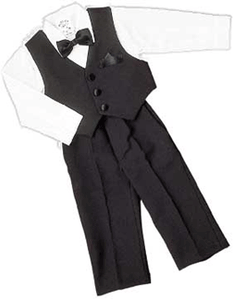 Just Darling Boys Black Special Occasion Suit