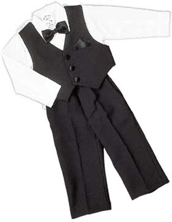 Just Darling Boys Black Special Occasion Suit