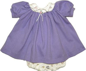 Lavender Preemie Dress Set