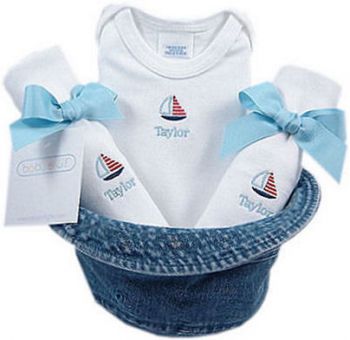 Little Sailor- Personalized Bucket Hat Gift Set