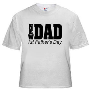 New Dad "Happy Father's Day" Gift Tee Shirt