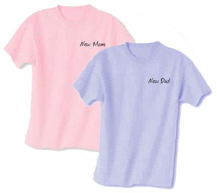New Mommy & Daddy Tee Gift Set
