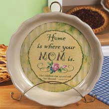 New Mother "Mom" Pie Plate