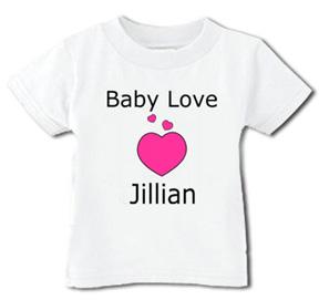 Personalized Baby Love T-Shirt