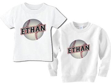 Personalized Baseball Tee Shirt