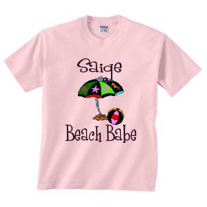 Personalized Beach Babe Tee