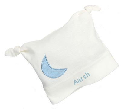 Personalized Blue Moon Double Tassel Hat