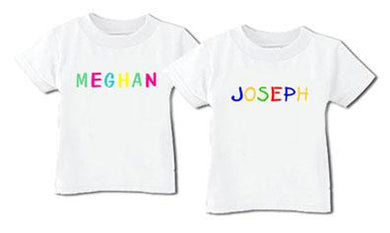 Personalized Child's Name Tee
