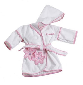 Personalized Daises Bath Robe