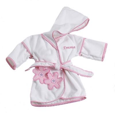 Personalized Daises Bath Robe