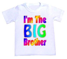 I'm the Big Brother Rainbow Tee Shirt