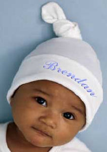 Personalized Infant Knotted Cap