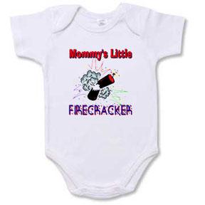 Personalized "Mommy's Little Firecracker" Creeper