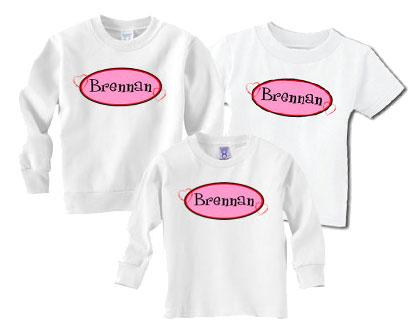 Personalized Name Valentine Tees