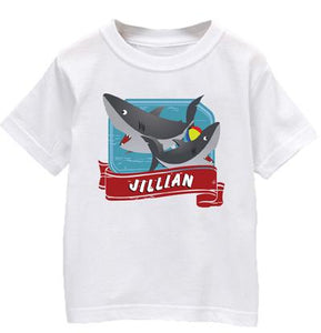 Personalized "Shark" Baby T Shirt