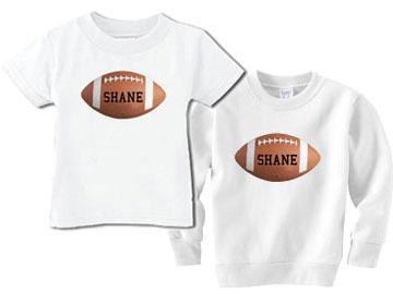 Personalized Tee for the Littlest Football Fan