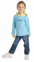 Personalized Toddler Layered Hooded Tee